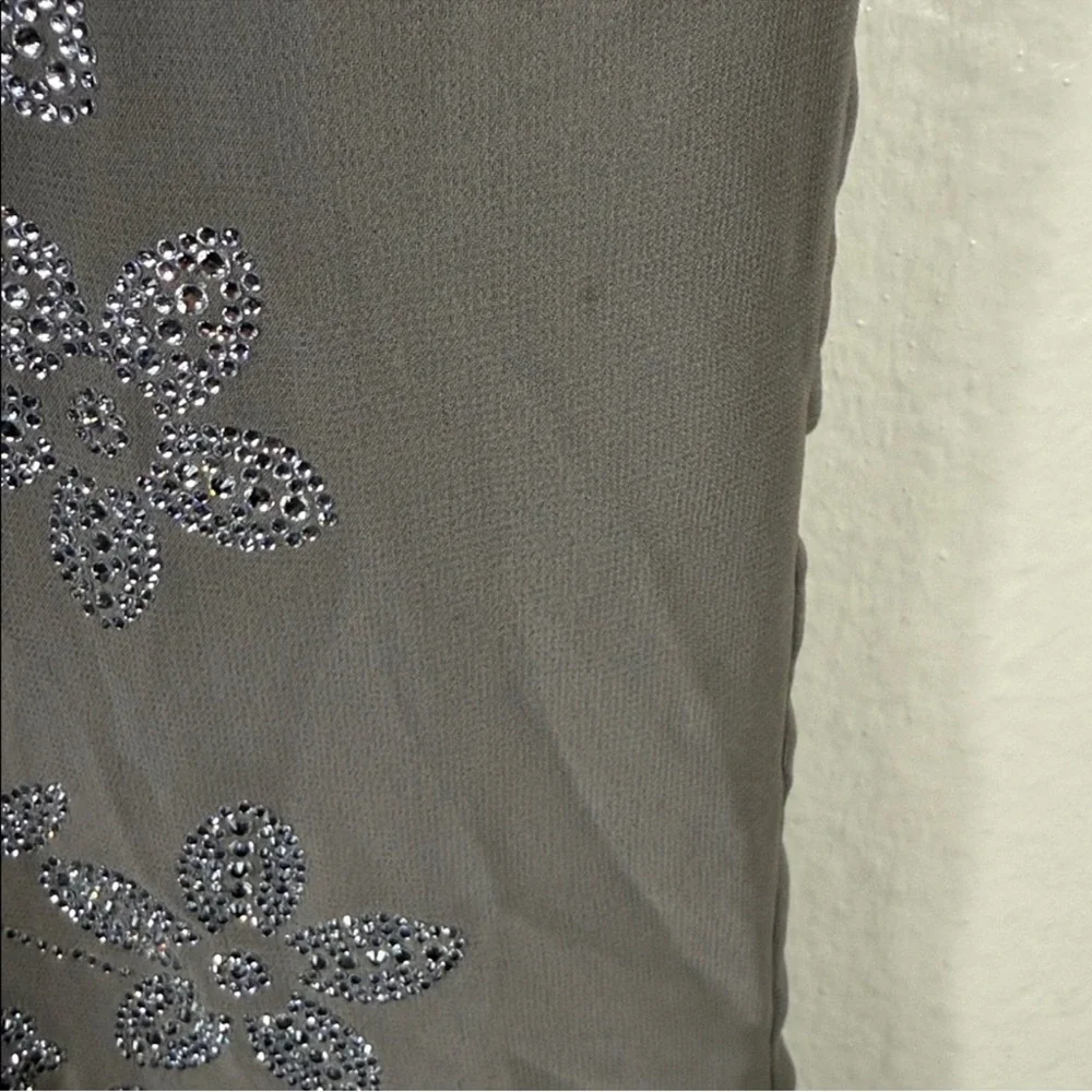 House of CB Blanca Smoke Crystal Embellished Midi Dress - Picture 12 of 14